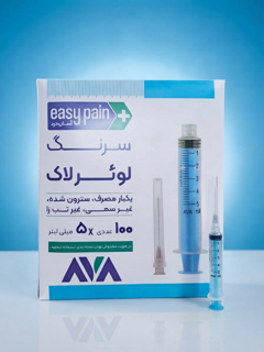 اوا سرنگ 5 سی سی لویر لاک ( پیچی ) ( بسته 100 عددی )